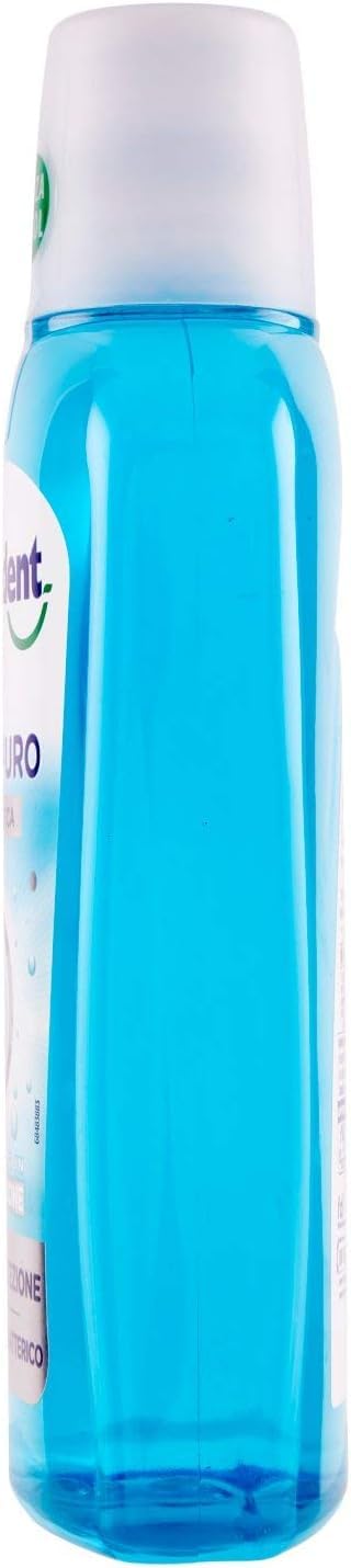 12 x MENTADENT Collutorio Alito Puro - Collutorio quotidiano per l'igiene orale, effetto fresco intenso, protezione di denti e gengive, 500 ml + portachiavi Beni Culinari
