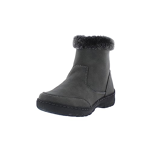 Khombu Women's Addison Weather Boot, Grey, 7M