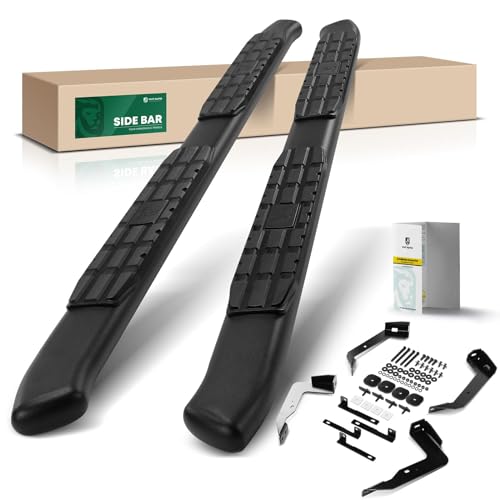 Estribos laterales para Dodge Ram 1500-3500 Negra miniatura 1