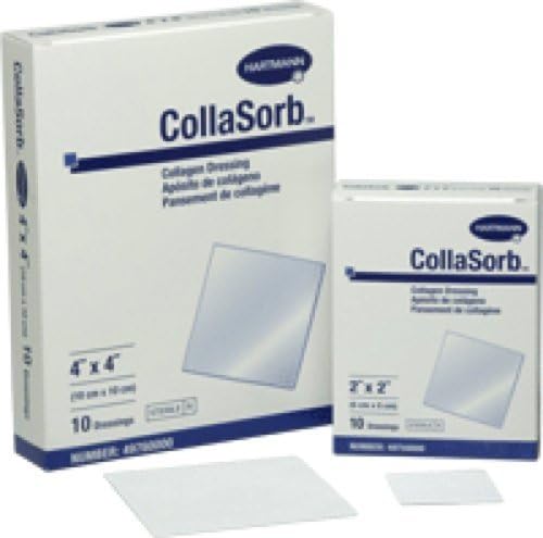 Hartmann-conco Inc Collasorb Collagen Dressing 2" x 2", Sterile, Latex-free (Box of 10 Each)