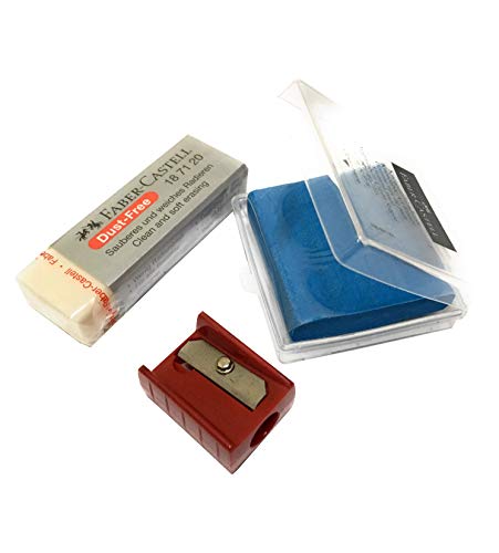Faber-Castell 9000 juego lápices grafito 12 piezas miniatura 7