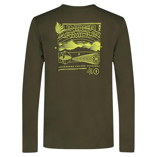 Image of Under Armour Boys' Long Sleeve Graphic T-Shirt, Lightweight & Breathable, Outdoor Collection