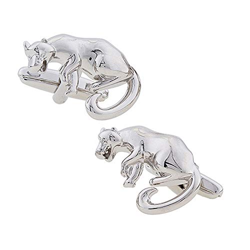 Mancuernillas para Hombre León Plata KnBoB
