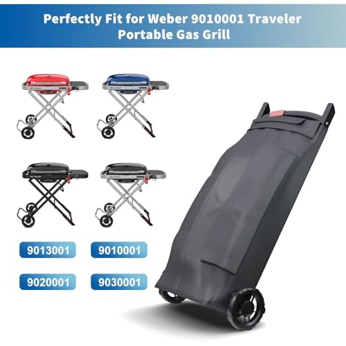 GFTIME Gusseisen Grillplatte, Grillabdeckung für Weber Traveler Tragbarer Gasgrill, Outdoor Grillplatten,Abdeckung Ersatzteil Grill Zubehör für Weber 6557, 7034
