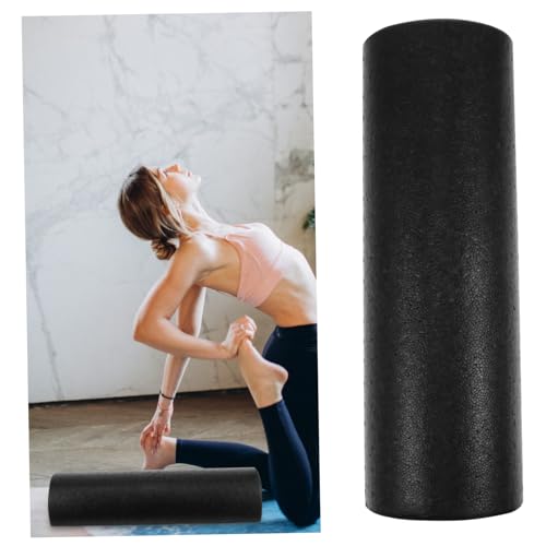 Rodillo de Yoga Semicircular de Densidad Alta Negro para Masaje y Alivio Muscular (45cm) miniatura 7