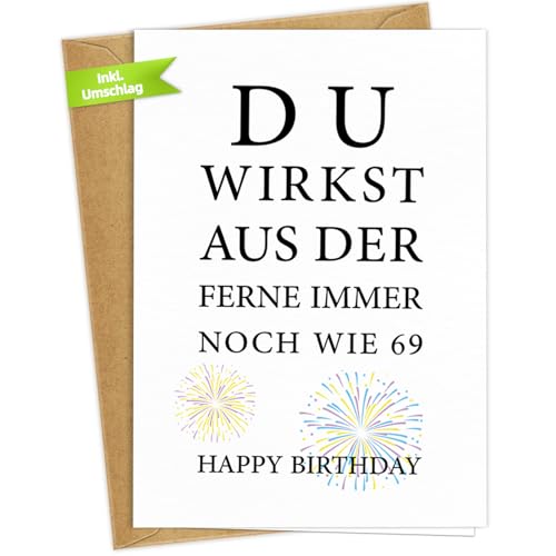 WenmthG Geburtstagskarte 70. Geburtstag Frauen & 70 Geburtstag Männer - Karte zum 70 Geburtstag - 70. Geburtstagskarte mit Umschlag - Happy Birthday Grußkarte zum 70 Geburtstag Frau & Mann WenmthG Geburtstagskarte 70. Geburtstag Frauen & 70 Geburtstag Männer - Karte zum 70 Geburtstag - 70. Geburtstagskarte mit Umschlag - Happy Birthday Grußkarte zum 70 Geburtstag Frau & Mann