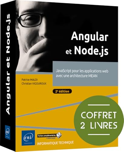 livre Angular et Node.js - Coffret de 2 livres : JavaScript pour les applications web avec une architecture MEAN (2e édition)