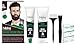 N.i.s.h.a. Beard Colour For Men, Dark Brown, 100% Grey Coverage, No Ammonia, No Stain, No Paraben, Non Drip Vegan Formula, Long Lasting Color in 10 Minutes, 60g Colorant + 60g Developer