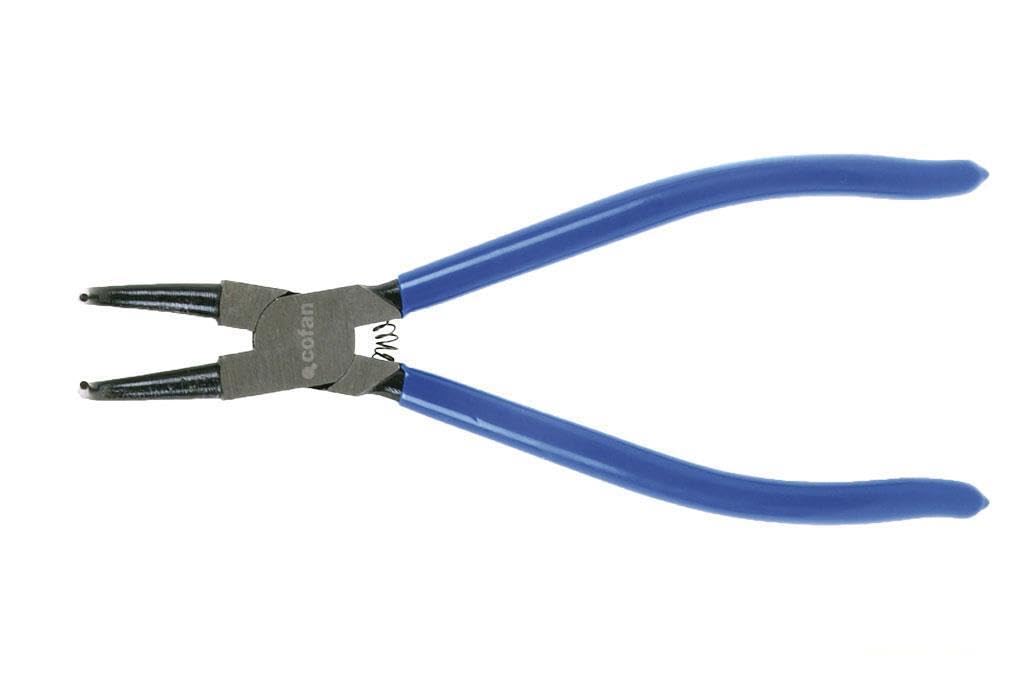 Cofan Pinze Seeger per rondelle con becchi interni curvi | Realizzate in acciaio di elevata qualità | Dimensioni: 225 mm