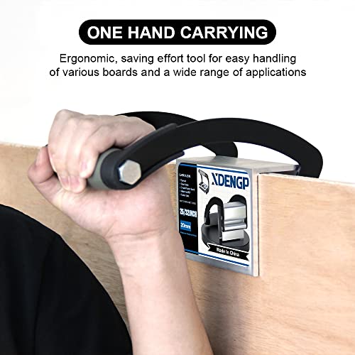 Image of Panel and Plywood Carrier(2 Pack), Plywood Lifting Tool and Drywall Carrying Tool, Aluminum Alloy Soft-Grip Handle Gripper Lift for Sheetrock, Adjustable Clamp Carrier Thickness up to 3 /4 inch
