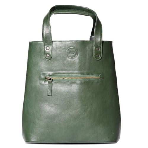 Argali Wines Premium Collection Leather Wine Tote Bag Green