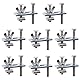 ECSiNG 8-teiliges T-Nut-Kompressorklemmen-Set, verstellbare T-Spur, Mini-Klemmbefestigung, kompatibel mit 3018-/3018-MX3/3018-PROVer/1810- CNC-Fräsmaschine