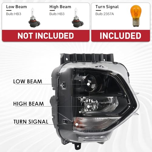 2019-2020 Hyundai Santa Fe Passenger Headlight Assembly Halogen - Image 3