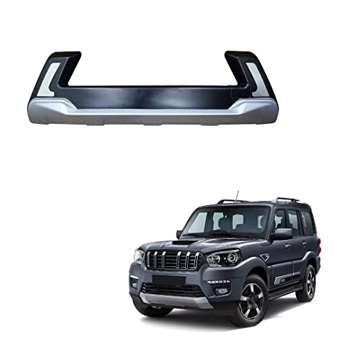 Image of Acrylonitrile Butadiene Styrene (ABS) Front Bumper Protector Guard for Mahindra Scorpio Classic