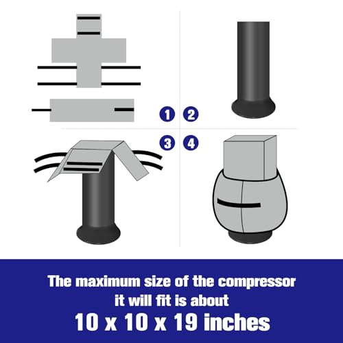 image for Pangda Air Conditioner Compressor Sound Blanket 10 x 10 x 19 Inches He