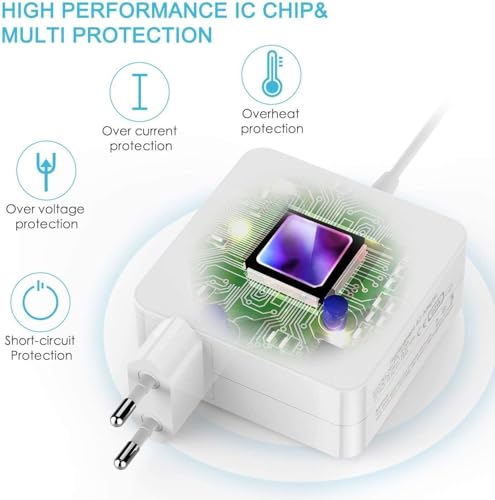 Image of Ma Book Pro Charger 60W, T-Tip Ma /Book Charging Cable Compatible for Ma /Book Pro & Ma /Book Air 11 and 13 Inch 2012~2015, for A1425 A1435 A1502 A1465 A1424 A1290 A1343 A1226 Model