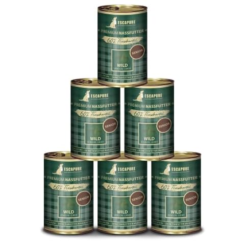 Escapure Hunde Nassfutter Dose | Senior Wild Dose 6 x 400g Cover