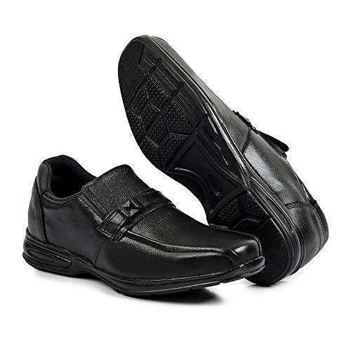 Sapato Social Comfort Masculino Couro SL 5040 Preto 40