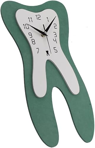 Miniatura 3 de Timelike Reloj de pared moderno de dientes, silencioso, sin tictac, médico, dentista, clínica dental, arte de pared, decoración de pared, para