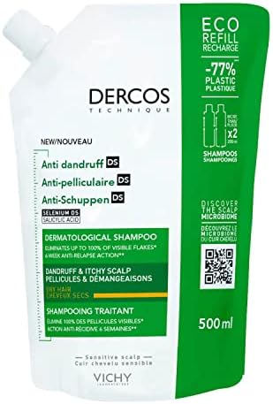 Vichy Dercos Anti-Dandruff Shampoo Dry, 500ml