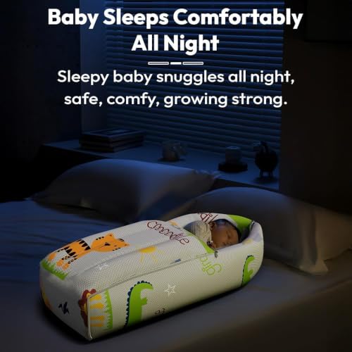 Image of StarAndDaisy Baby Mosquito Net with Mattress and Sleeping Bag, Foldable Mosquito Net Bed with Breathable Mesh, Portable Baby Bedding Set for Newborn