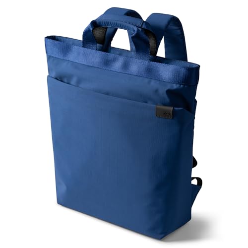 DailyObjects Water Resistant Pivot Carrypack Bag for Men & Women|Fits 13/14/15.6 inch Laptop/Macbook Pro/Air|Lightweight| Backpack (21L)|Office Use/Travel|Multi Pocket|Adjustable Shoulder Strap (Blue)