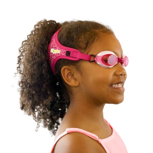 Frogglez Painless Swimming Goggles for Kids Under 10 (3-10 Years) No Pull Hair Recommended for Olympic Swimmers