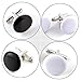 2pairs Elegant Alloy for Men of Fashion French Style Shirt Buttons and Shiny Accessory for Weddings and Business Events