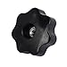 uxcell® M8 Female Thread 50mm Dia Plastic Bakelite Knob Handle Black for Machine Tool
