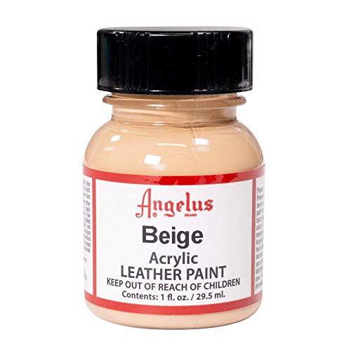Angelus Pintura acrílica para cuero beige, 29,5 ml
