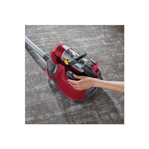 AEG usisavač bez vrećice, idealan za vlasnike kućnih ljubimaca, dodatne mlaznice + specijalni set mlaznica za životinjsku dlaku, 750 watta, radni radijus 9 m, posuda za prašinu 1,4 l, perivi higijenski filtar, tihi, crveni, LX7-2-CR-A
