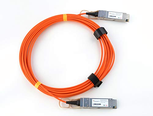 Hummingbird Networks Brand Compatible for Cisco QSFP-H40G-AOC15M 40GBase-AOC QSFP Direct-Attach Active Optical Cable, 15m