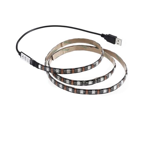 Tira de Led Flexible RGB para TV 1m Impermeable con Cable USB miniatura 1