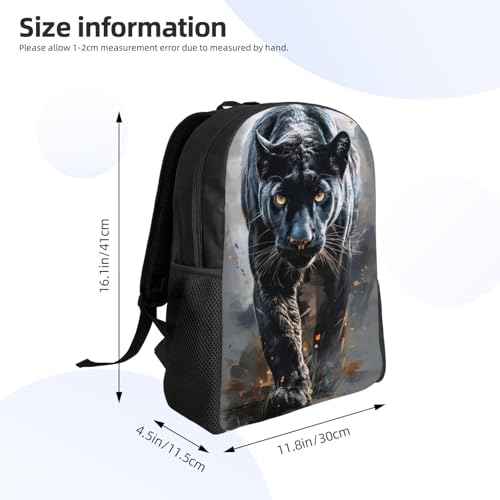Teen Unisex Backpack Black Panther Walking 16Inch Durable Backpack Gym Casual Daypack for Women Men Gift4