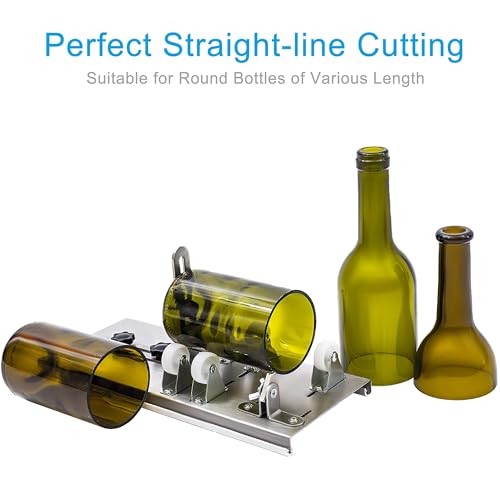 image for Glass Bottle Cutter, Upgraded Bottle Cutting Tool Kit, DIY Machine for
