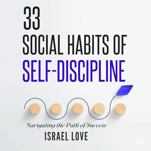 Diseño de la portada del título 33 Social Habits of Self-Discipline