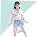 Happyyami Raincoat Rain Coats Raincoat for Reusable Raincoat Eva Material Raincoat Rain Jacket Camping Rain Coat Sheer Jacket Portable Raincoat Rain Poncho Fashion Pupils
