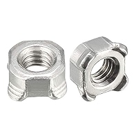 uxcell Weld Nuts,7/16-20 Tab Base Carbon Steel Machine Screw
