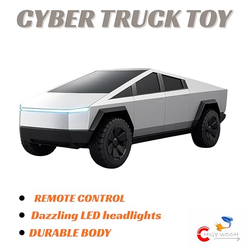 Image of Remote Control Tesla Cybertruck 1:14 Scale for Kids & Adults | Simulation High Speed Racing Car | Dazzling Light Effect Cyber Truck for Kids | Best Gift for Boys & Girls
