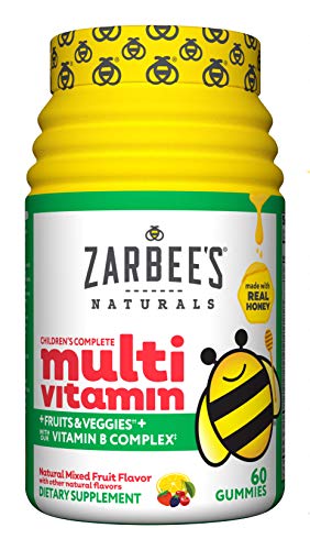 Zarbee's Naturals Children's Complete Multivitamin + Immune* Gummies, Mixed berry flavors, 60 Gummies