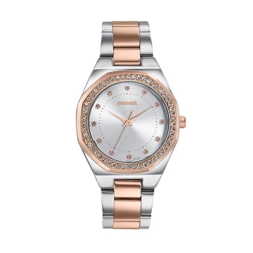 Image of Sonata Jashn with Quartz Analog White Dial IPS /IPRG Strap Women's Wedding Watch - 87121KM02