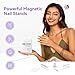 Saviland Acrylic Nail Starter Kit: Clear Pink Nude Acrylic Powder & Liquid, Brush SAVILAND Essentials Nail Holder for Painting Nails: Nail Stand Strong Magnetic