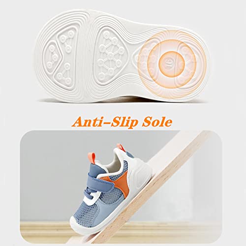 Oaisnit Baby Boy Girl Shoes Infant Non Slip Sneakers Breathable Lightweight Toddler First Walking Shoes 6 12 18 24 Months thumb #4