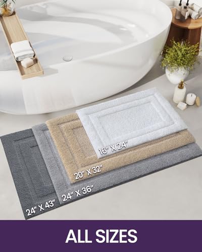 Dexi Bathroom Rugs Bath Mat, Absorbent Soft Bath Rug For Bathroom, Non Slip Washable Bathmat Shower Mats thumb #1