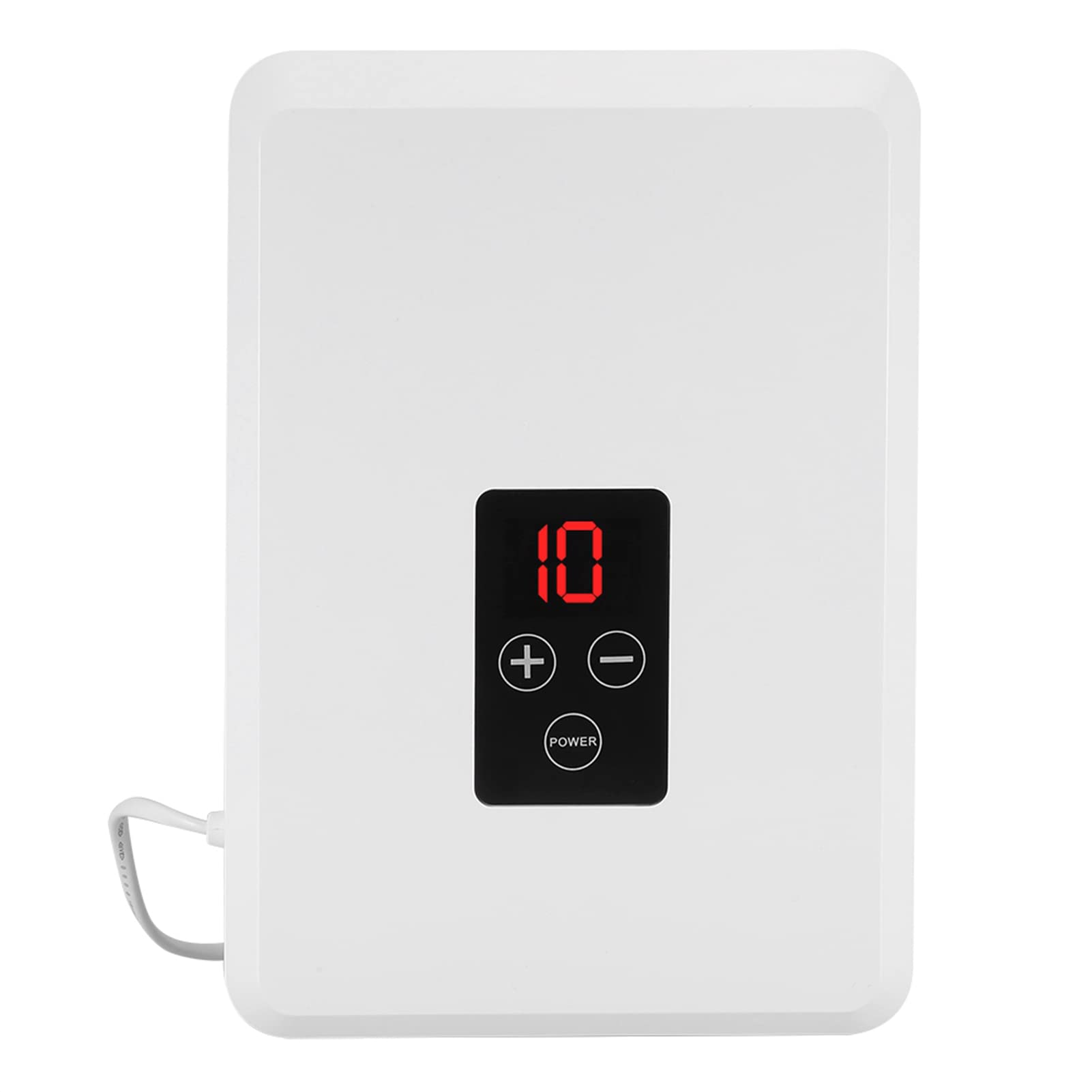 Ozonizador De Agua, Generador De Ozono Portátil, Purificador De Aire del Generador De Ozono, ABS para El Hogar Cocina Frutas Verduras(EU-White)