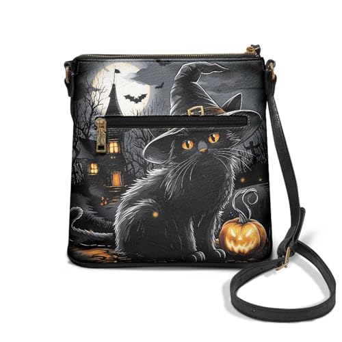 HUGS IDEA Crossbody Bag for Women Halloween Leather Shoulder Purse Holiday Gifts2