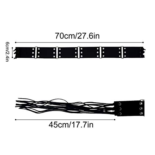 Retro Women Belt Wide Waist Belt Women's Dress Tassel Belt Knotted Decorated Khaki2