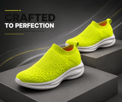 Image of Kraasa Trial Running Shoes with Lightweight Memory Insole | Breathable, Anti-Skid Knit Sneaker, Walking & Gym Shoes