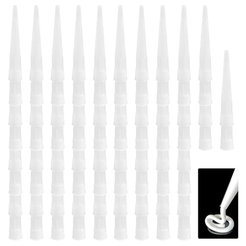 78 StkSilikon Kartuschenspitzen Silikon Spitzen Silikonspitzen Kartuschenspitzen Silikonkartuschen Spitzen Kartuschentüllen Ersatzspitzen Silikontüllen Düsenaufsatz für Dichtungskappe