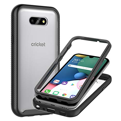 CoverON Full Body Cover for LG Tribute Monarch/LG Risio 4 / LG K8x Case, Ultra HD Clear Heavy Duty Rugged - Black